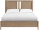 Whittier Wood® Furniture Bailey Almond California King Panel Bed-1