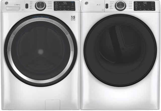 GE® White Front Load Laundry Pair