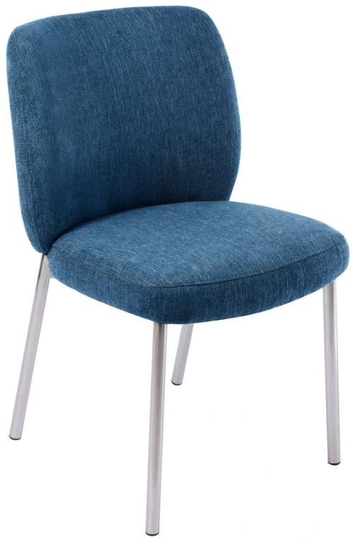 Modus Furniture Fomo Azure/Stainless Steel Dining Side Chair-0