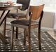 Furniture of America® Marina 2-Piece Dark Chocolate/Walnut Counter Side Chair Set-1