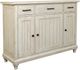 Riverside Furniture Aberdeen Weathered Worn White Sideboard-0