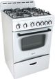 Avanti® 24" White Freestanding Gas Range-2