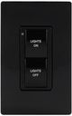Crestron® Cameo® Express Black Smooth infiNet EX® 120V Wireless Keypad-0