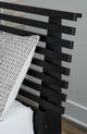 Signature Design by Ashley® Danziar Black King Slat Panel Bed-4