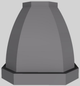 Vent-A-Hood® Designer Series 54" Gunsmoke Island Range Hood-1