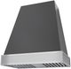 Viking® Tuscany 36" Damascus Gray Wall Mounted Range Hood -0