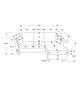 Monarch Specialties Inc. Fjord-77 Olive Green Sofa Lounger and Reversible Chaise-2