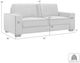 Armen Living Yvonne Flint Sofa-2