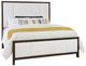 Artisan & Post by Vaughan-Bassett Crafted Cherry Bedroom by Ben & Erin Napier Dark/White King Upholstered Panel Bed-0