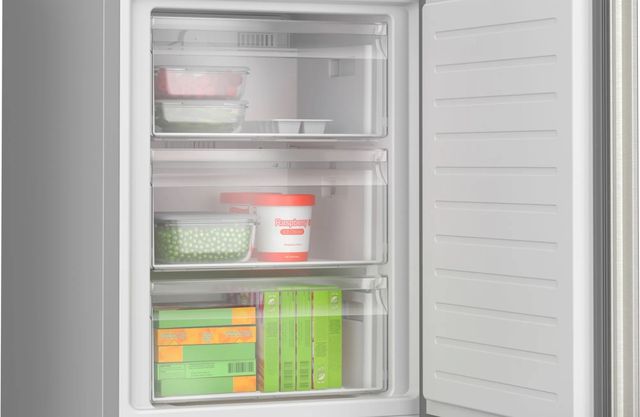 Bosch 500 Series 24" 12.8 Cu. Ft. Stainless Steel Counter Depth Bottom Freezer Refrigerator-3
