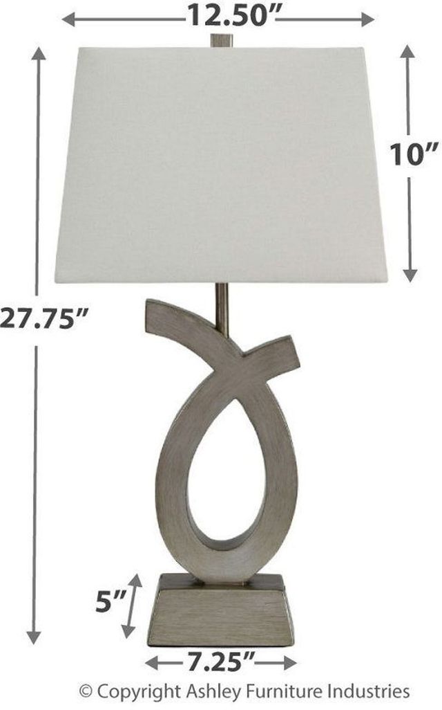 Signature Design by Ashley® Amayeta 2-Piece Silver Table Lamp Set-1