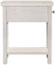 Liberty Furniture Modern Farmhouse Flea Market White Chairside Table-3