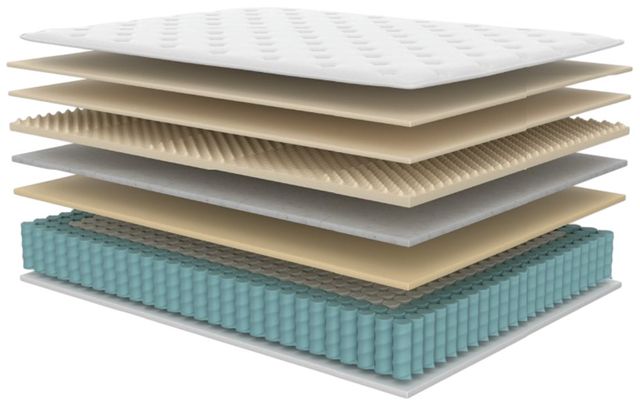 Symbol® Luxury Jason 14" Memory Foam Plush Pillow Top Twin XL Mattress-2