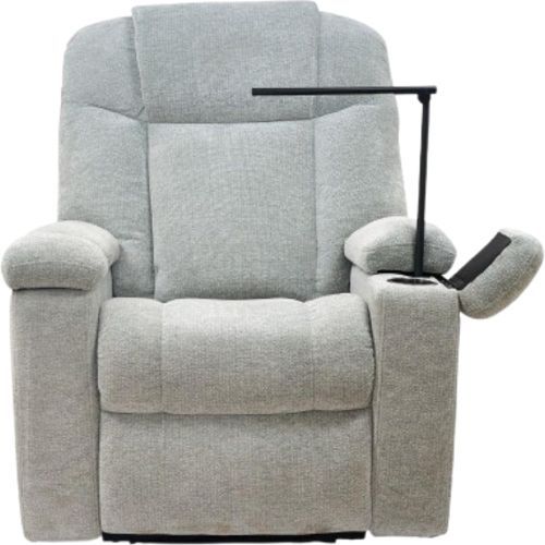 UltraComfort™ Venice Slate Medium Power Lift Recliner Standard with Nirvana Heat and Air Massage-4