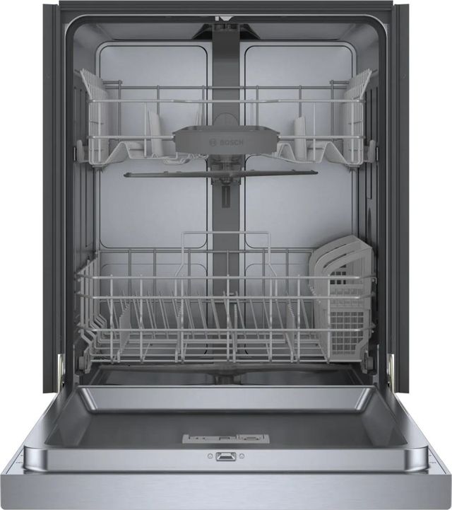 Bosch® 100 Series 24" Stainless Steel Front Control Built-In Dishwasher-3