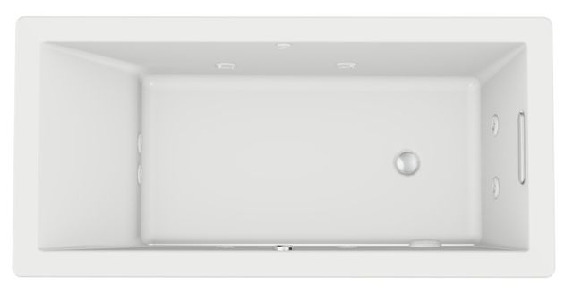 KOHLER® Underscore® Ice Gray 66" x 32" Drop-In Heated BubbleMassage™ Air Bath with Whirlpool-2