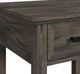 Elements International Park Ridge Charcoal End Table-3