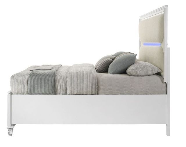 ACME Furniture Tarian White Queen Panel Bed-3