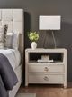 Universal Explore Home™ New Modern Riven Light Gray Nightstand-1