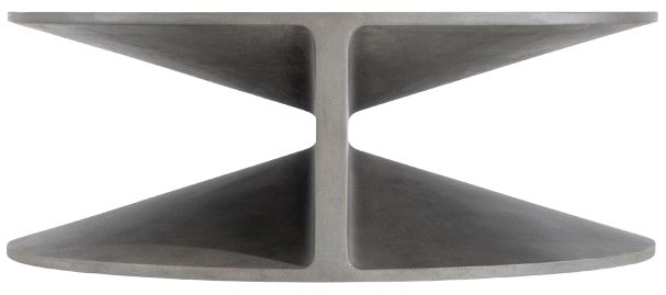Bernhardt Sintra Bernhardt Exteriors Iron Gray Concrete Outdoor Cocktail Table-3