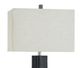 Stylecraft Matte Black Layered Table Lamp -1