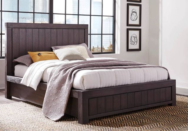 Modus Furniture Heath Basalt Gray King Platform Bed-1