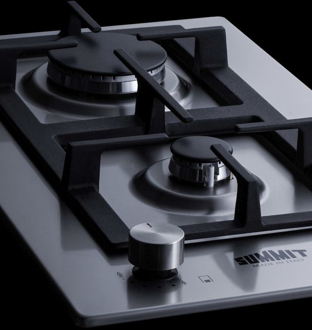 Summit® 12" Stainless Steel Propane Gas Cooktop-3