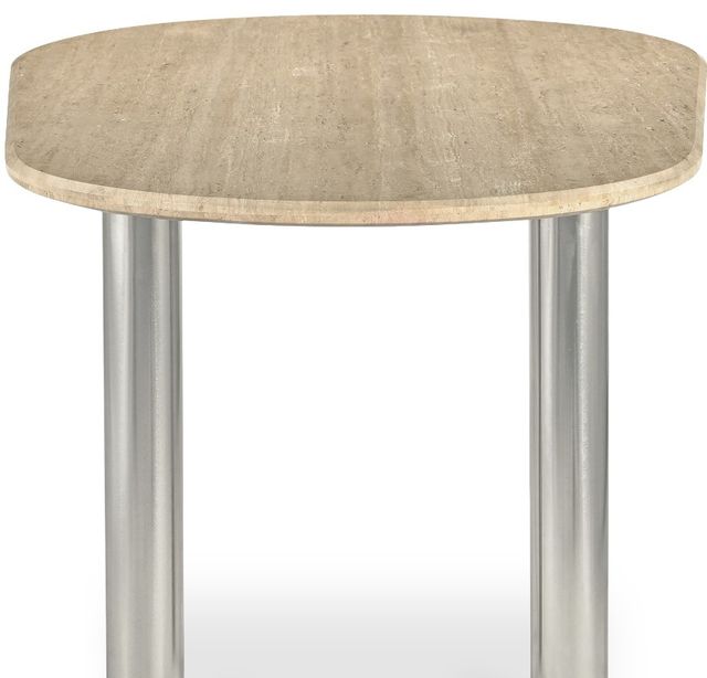 Moe's Home Collection Fia Beige Travertine Dining Table -2
