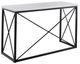 Steve Silver Co. Skyler 3-Piece White Top Occasional Table Set with Black Base-3