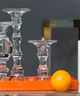 A & B Home Audrey Clear Tall Candlestick-3