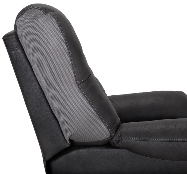 Franklin™ Trilogy Commodore Charcoal Airflow Manual Recliner-4