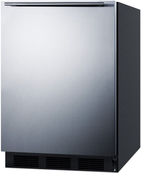 Summit® Peak24 Series 24” 5.8 Cu. Ft. Stainless Steel ADA Compliant Under the Counter Refrigerator-2
