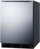 Summit® Peak24 Series 24” 5.8 Cu. Ft. Stainless Steel ADA Compliant Under the Counter Refrigerator-2