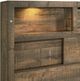 Elements International Bailey Drift King Bookcase Bed-4