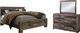 Benchcraft® Derekson 3-Piece Multi Gray King Panel Bed Set-0