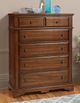 Artisan & Post by Vaughan-Bassett Heritage Amish Cherry 5-Drawer Chest-1