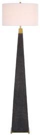 Uttermost® Lathey Black Floor Lamp-3