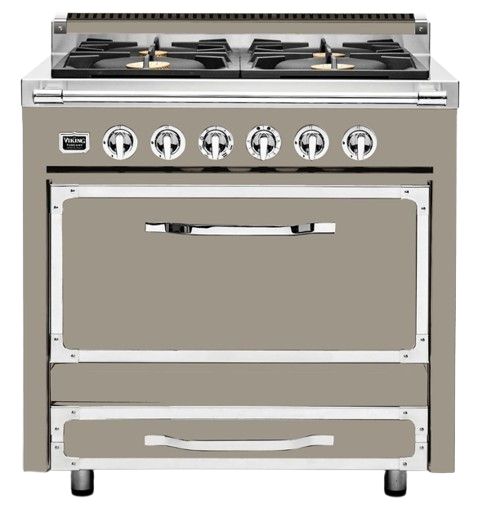 Viking® Tuscany 36" Nantucket Pro Style Dual Fuel Natural Gas Range