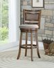 New Classic® Home Furnishings Aberdeen Brown Swivel Bar Stool-1