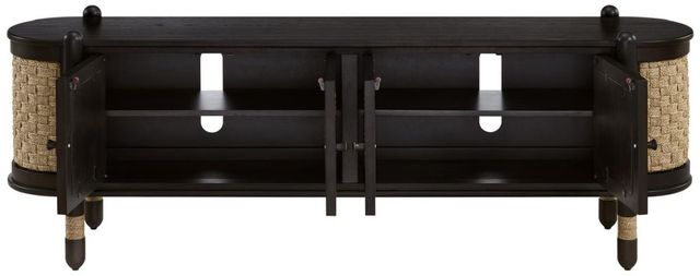 Martin Svensson Seagrass & Wood Smoked TV Stand-4