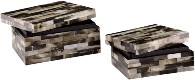 Signature Design by Ashley® Ellford 2-Piece Black/Brown/Cream Box Set-1