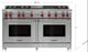 Wolf® 60" Stainless Steel Pro Style Liquid Propane Gas Range-4