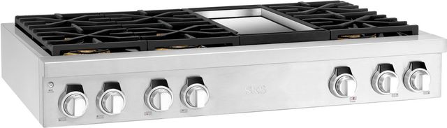 SKS 48" Stainless Steel Natural Gas Rangetop-1