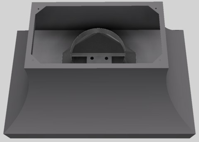 Vent-A-Hood® Designer Series 48" Gunsmoke Island Range Hood-2