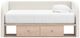 Signature Design by Ashley® Shapella Tan/White Youth Twin Upholstered Storage Day Bed-2