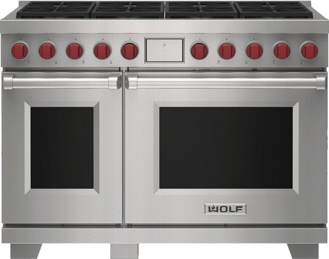 Wolf® 48" Stainless Steel Pro Style Dual Fuel Range