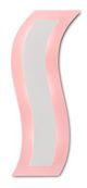 Currey & Company Miami Beach Blush Pink/White Wall Sconce-0