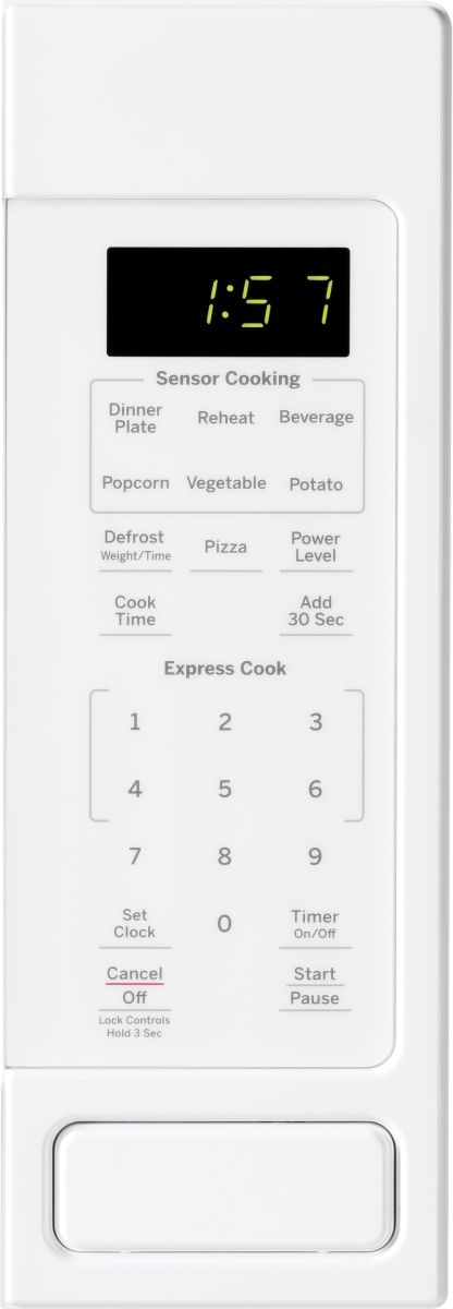 GE® 1.6 Cu. Ft. White Countertop Microwave-1