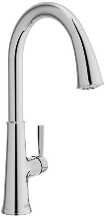 American Standard Renate Polished Chrome Single-Handle Pull-Down Dual Spray Kitchen Faucet-0
