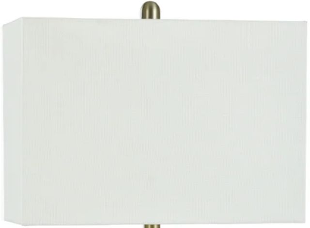 Stylecraft Bold Black/Metro Gold/White Table Lamp-1